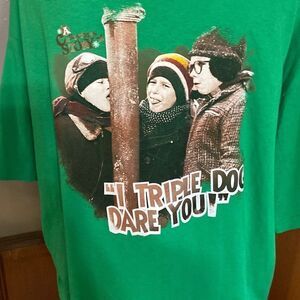A Christmas Story size XL t shirt I triple dog dare you